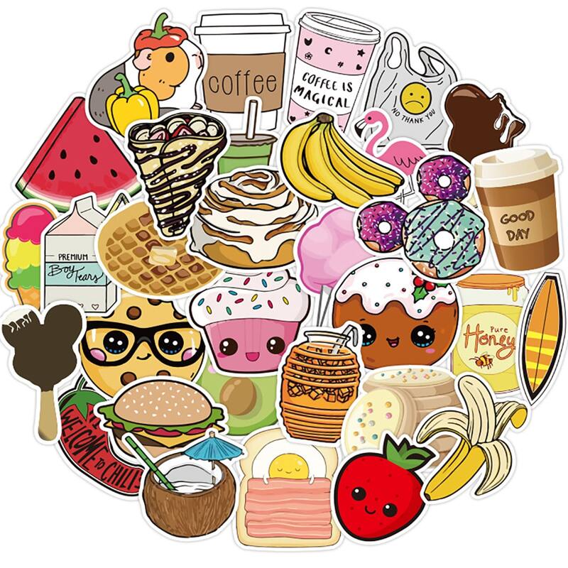 

100pcs Cartoon Graphic Sticker, Multicolor