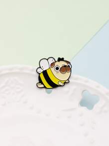 Broche de niños con diseño de abeja de dibujos animados - Multicolor - Ver 1