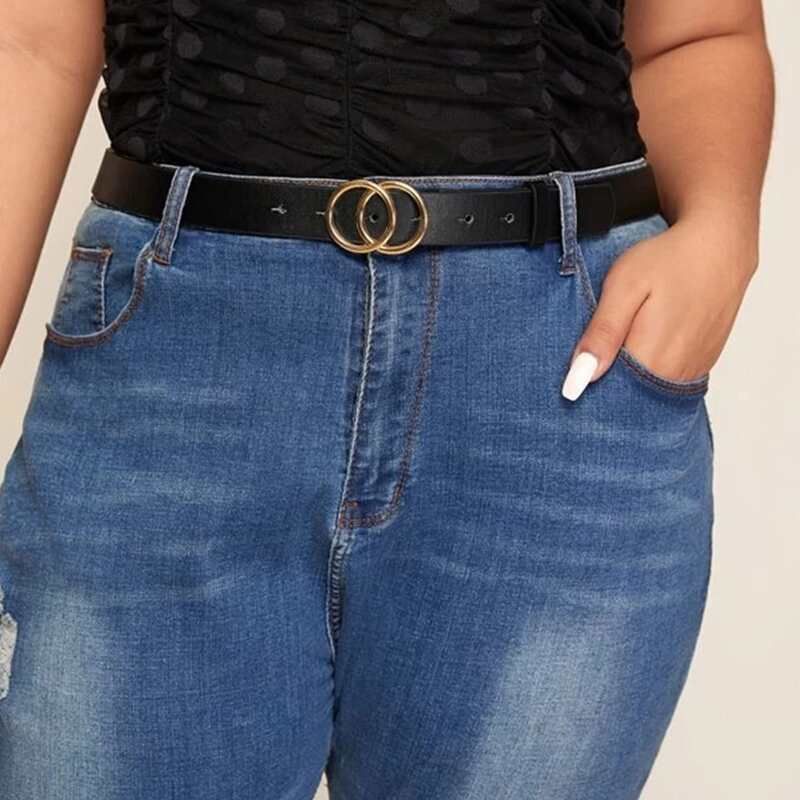 

Double O-ring Buckle Belt, Black