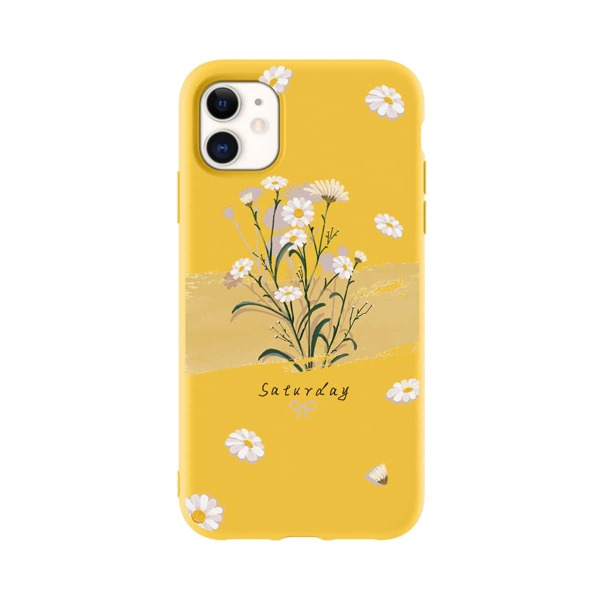 

Flower Pattern iPhone Case, Yellow