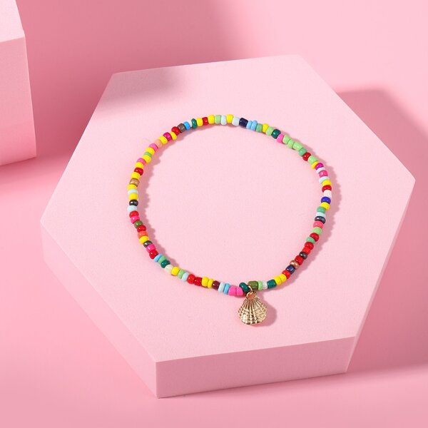 

Toddler Girls Shell Charm Anklet, Multicolor