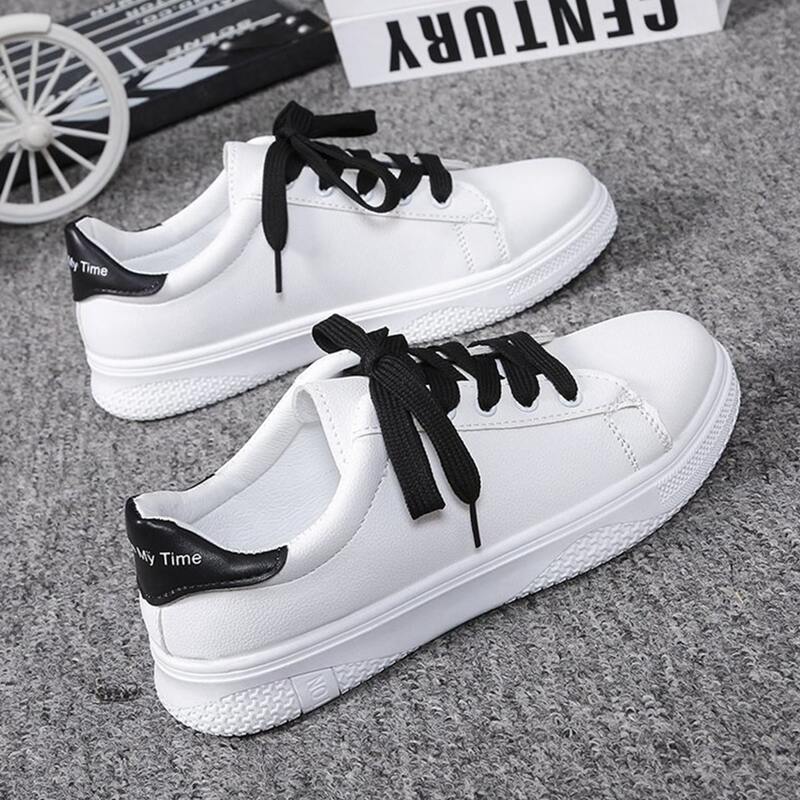 

Lace-up Front Skate Shoes, White