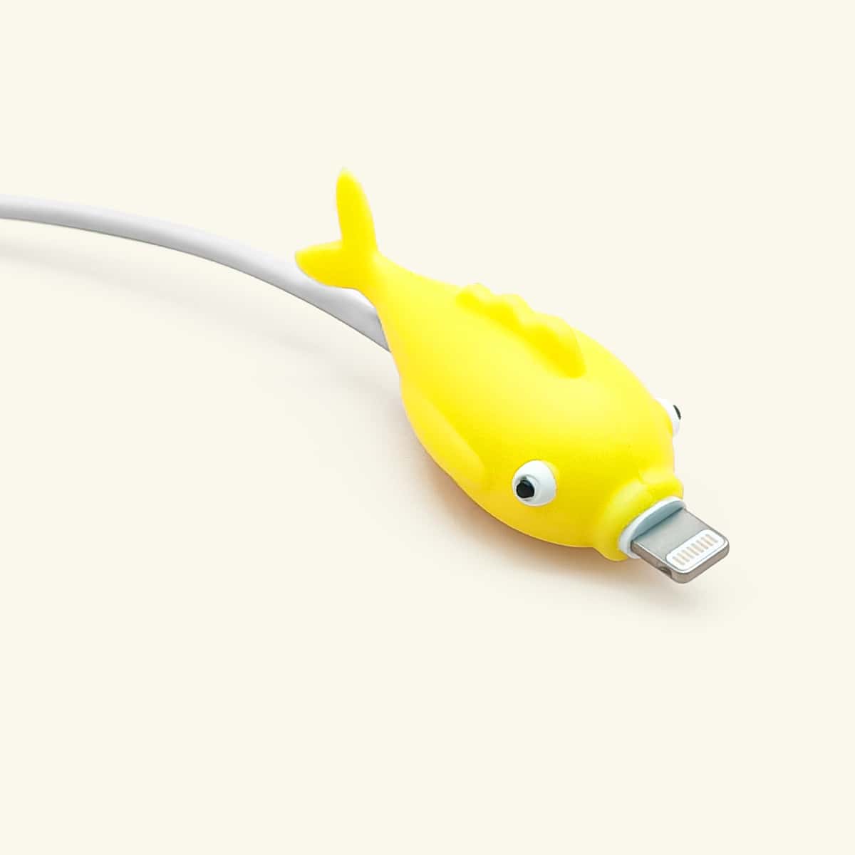 

Fish Shaped Phone Cable Protector, Yellow