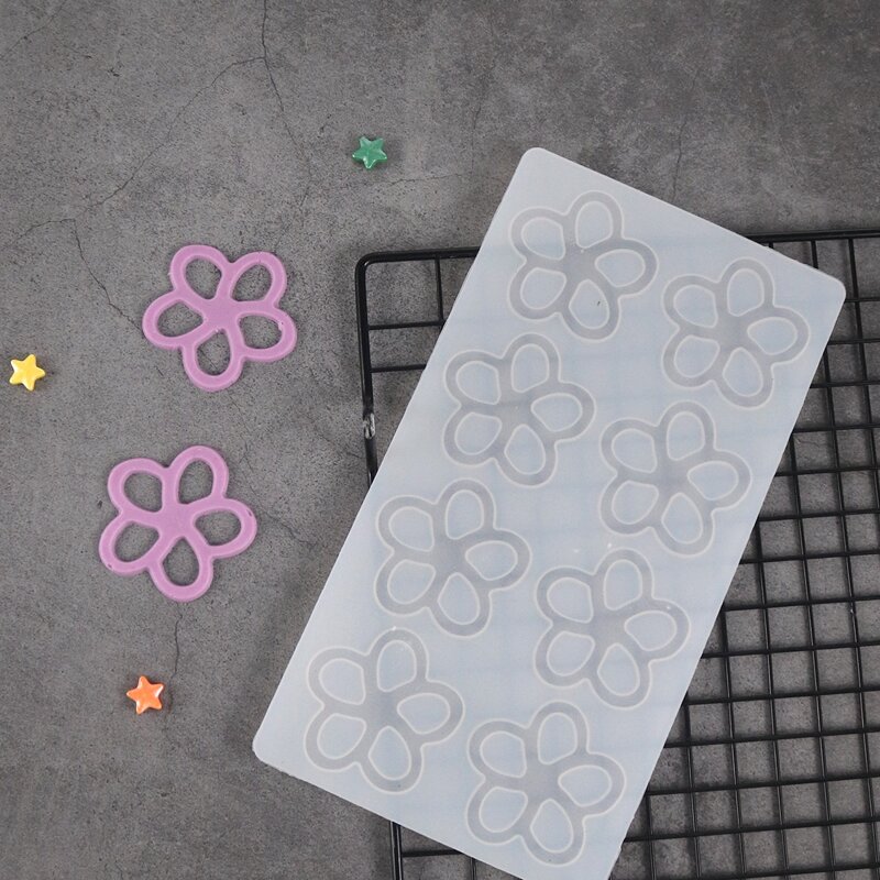 

1pc Flower Shaped Baking Mold, White