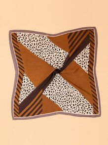 Leopard Pattern Bandana - Multicolor - View 2