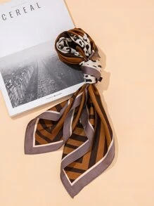 Leopard Pattern Bandana - Multicolor - View 3