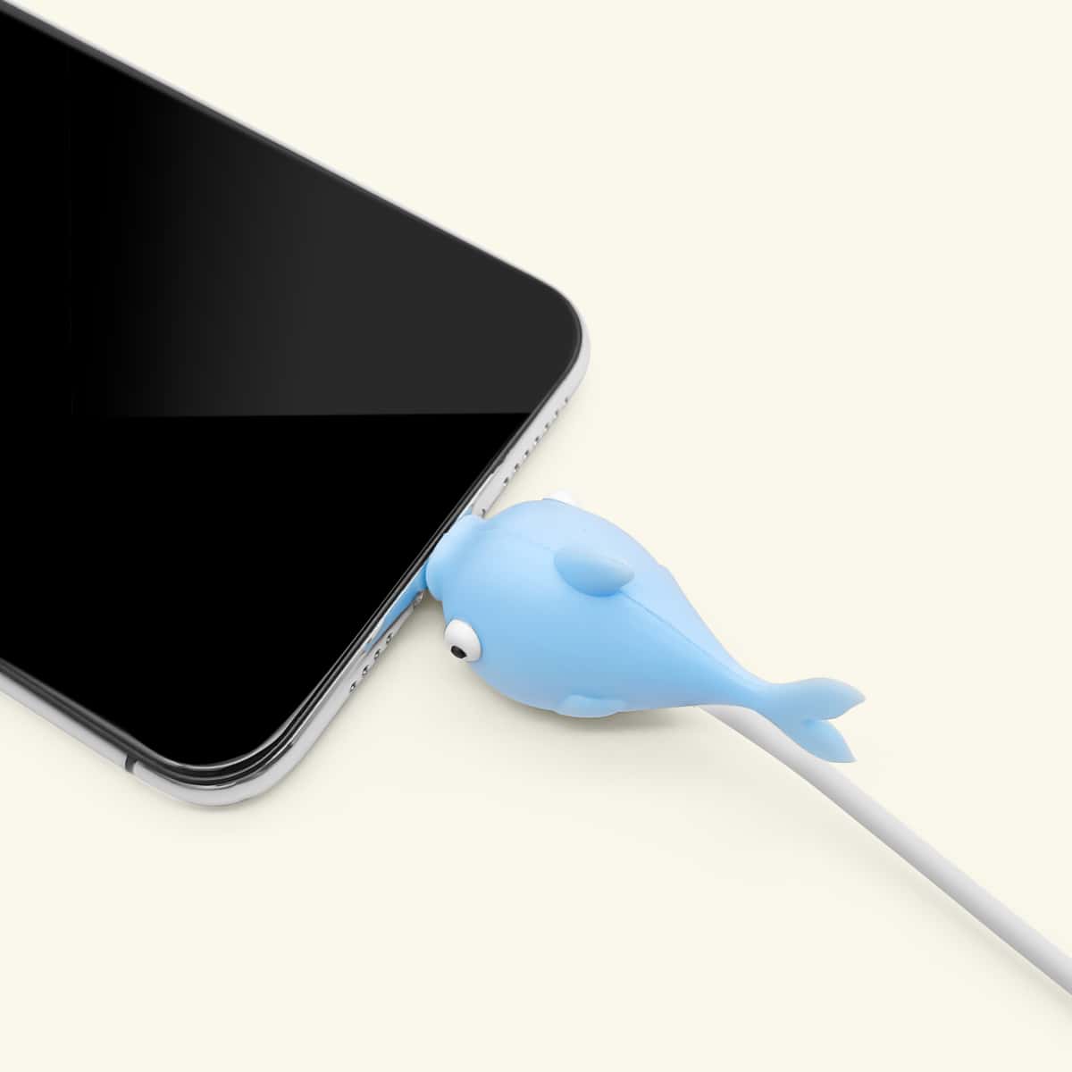 

Fish Shaped Phone Cable Protector, Blue