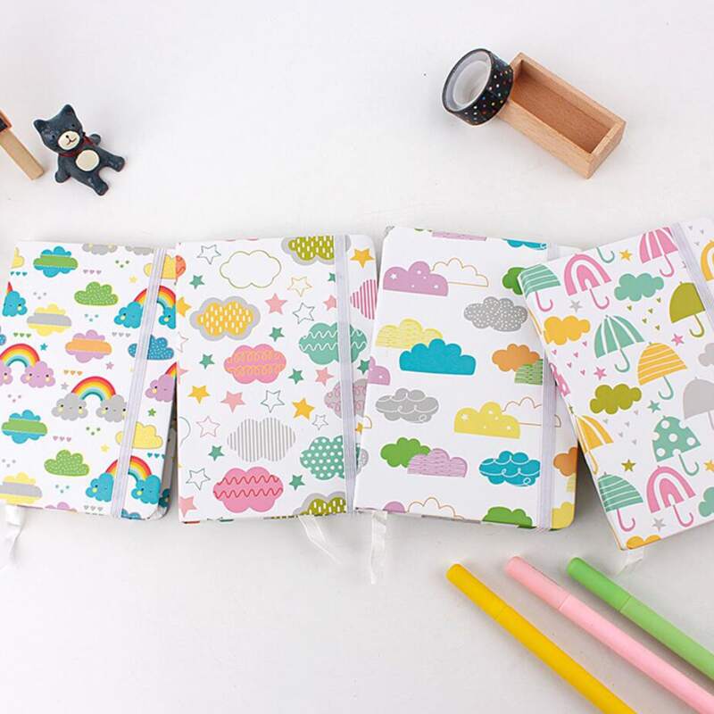 

1pc Random Cloud Notebook, Multicolor