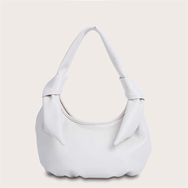 

Knot Decor Shoulder Bag, Beige