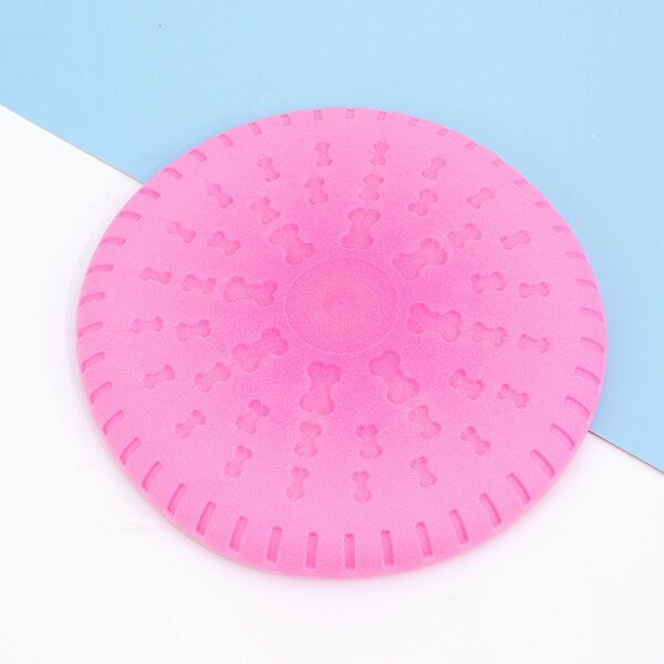 

1pc Dog Training Frisbee, Rose red