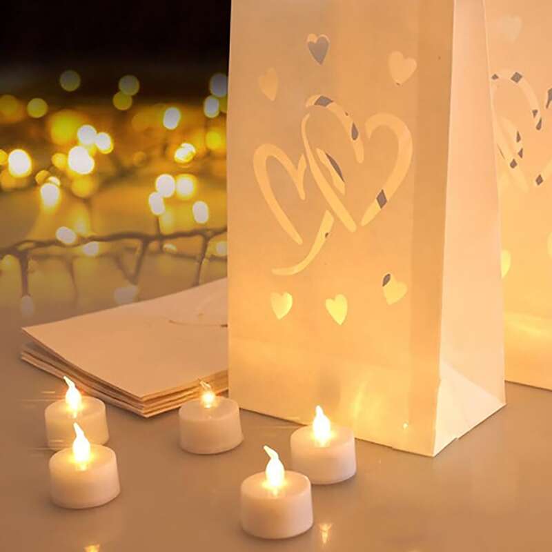 

1pc Candle Shaped Night Light, White