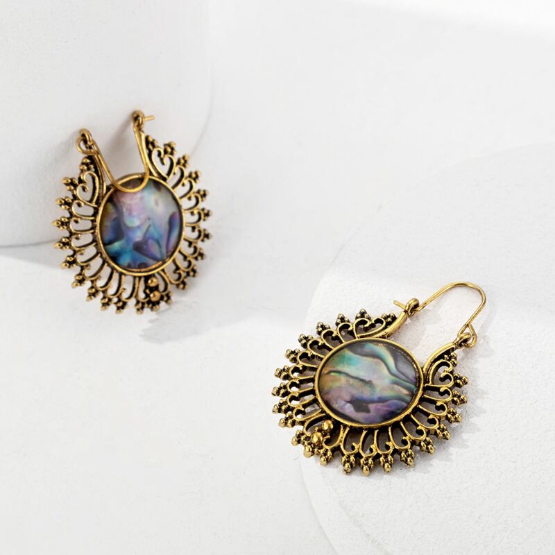 

Vintage Hoop Earrings, Gold