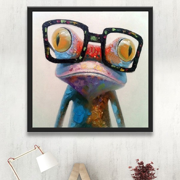 

Animal Print Diamond Drawing Without Frame, Multicolor