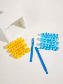 13pcs Random Water Wave Hair Curler - Multicolor - View 1