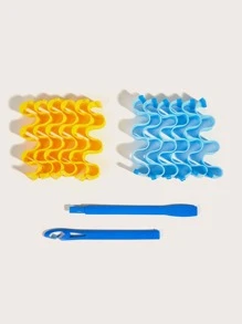 13pcs Random Water Wave Hair Curler - Multicolor - View 4