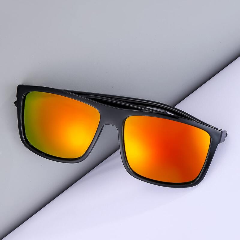 

Guys Square Frame Sunglasses, Brown