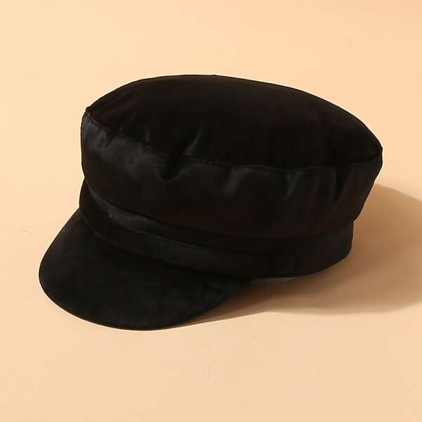 

Band Decor Bakerboy Cap, Black