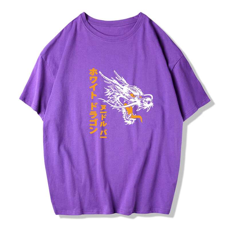 

Guys Chinese Dragon Graphic Tee, Violet purple