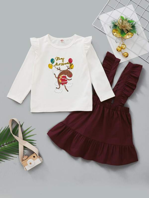 christmas suspender skirt