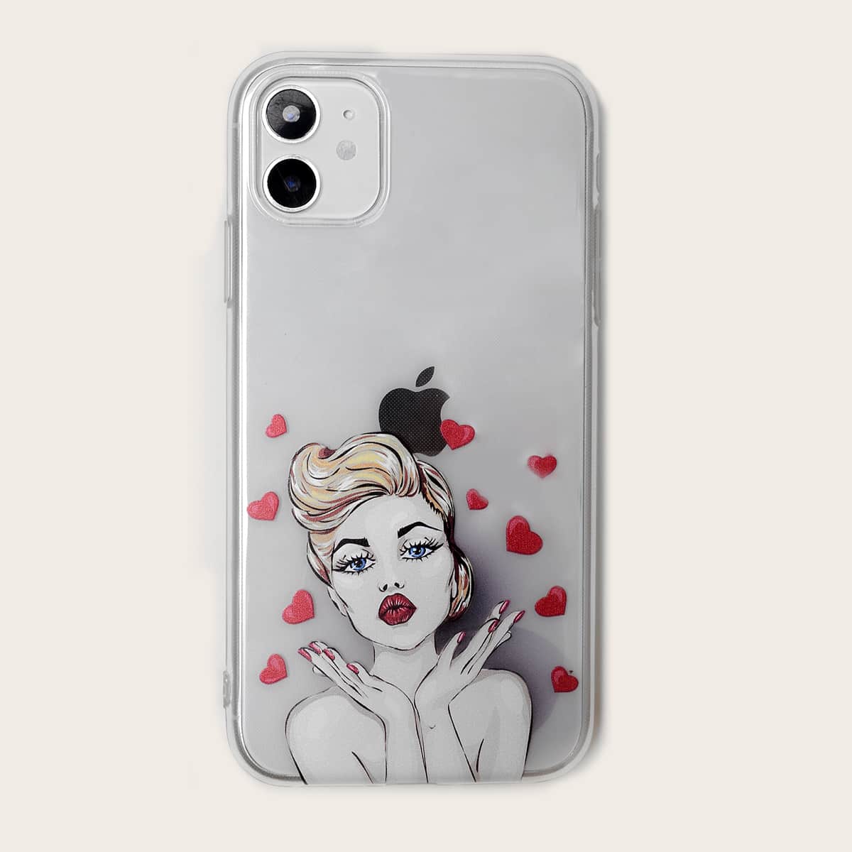 

Figure Graphic Clear iPhone Case