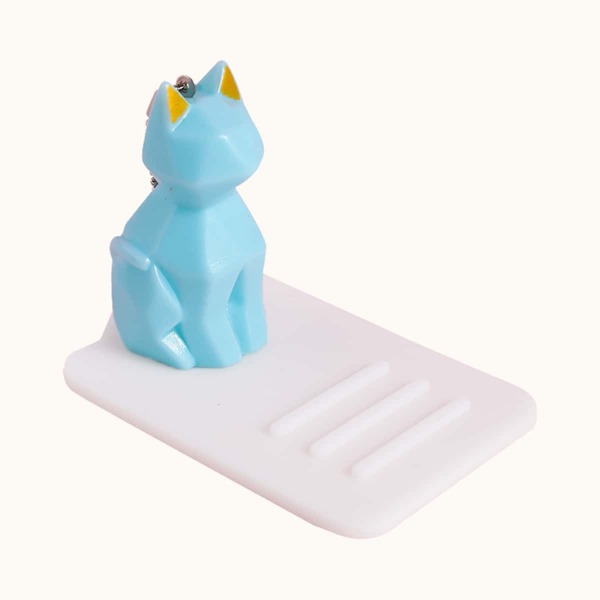 

Cartoon Shaped Desktop Phone Holder, Blue