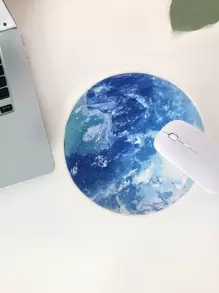 Graphic Round Mouse Pad - Multicolor - View 1