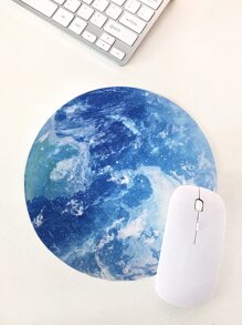 Graphic Round Mouse Pad - Multicolor - View 3