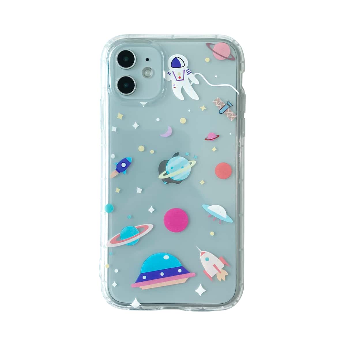 

Planet & Astronaut Clear iPhone Case