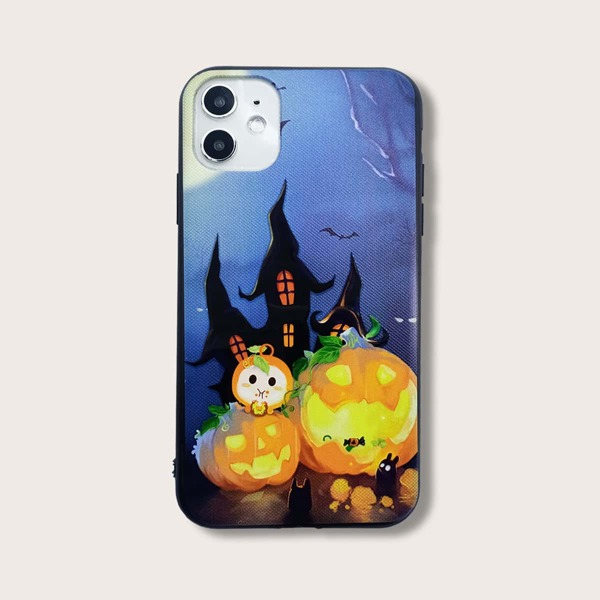 

Halloween Pumpkin Pattern iPhone Case, Multicolor
