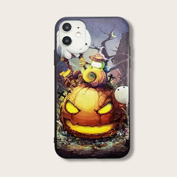 

Halloween Pumpkin Pattern iPhone Case, Multicolor