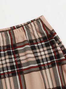 Muchica Falda ajustada mini de tartán - Multicolor - Ver 4