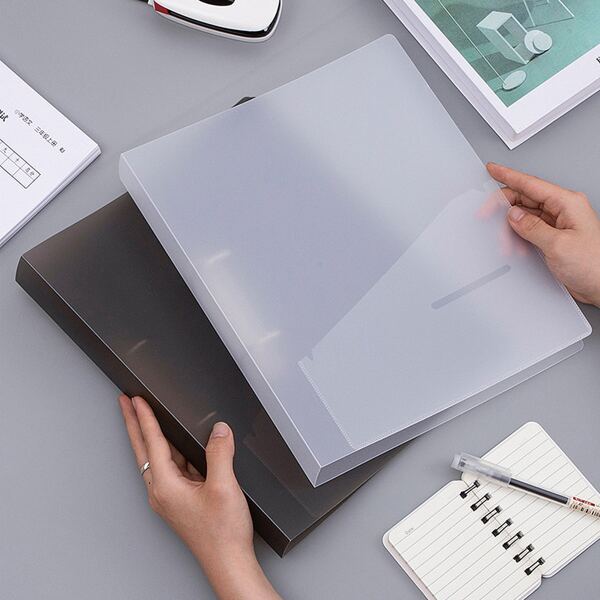 

1pc Random Color A4 Folder, Multicolor
