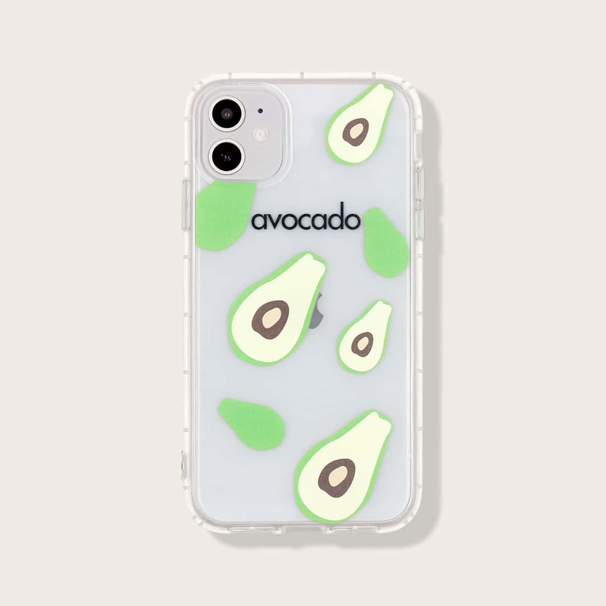 

Avocado Clear iPhone Case