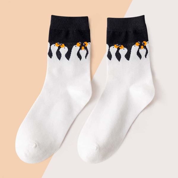 

Color Block Crew Socks, Multicolor