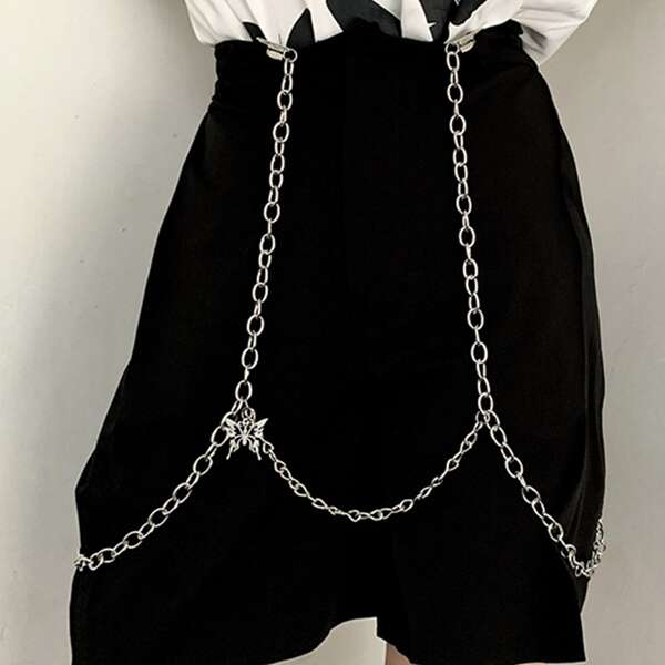 

Metal Pant Chain, Silver