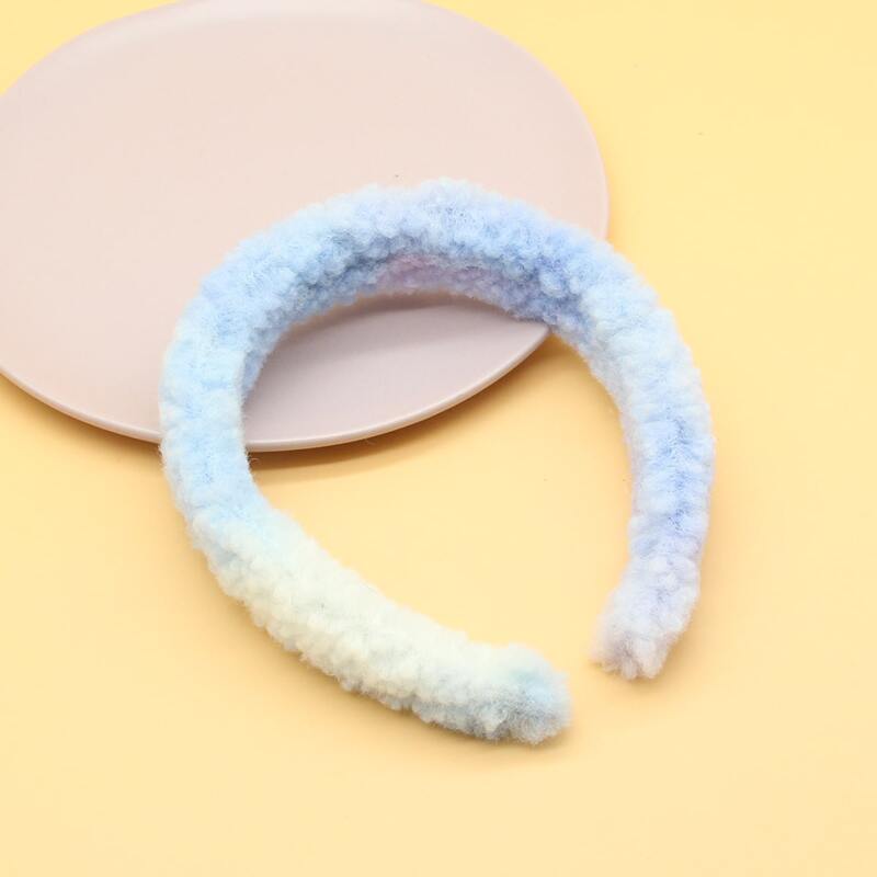 

Gradient Fluffy Hair Hoop, Blue