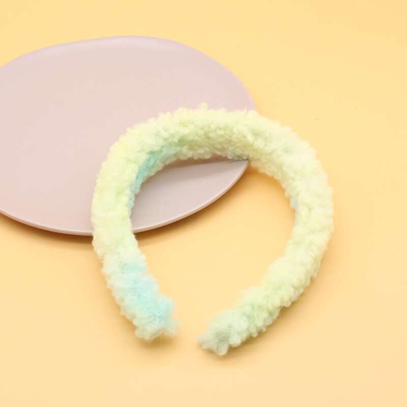 

Gradient Fluffy Hair Hoop, Green