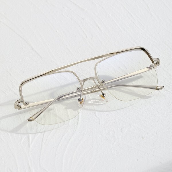 

Men Semi-rimless Frame Eyeglasses
