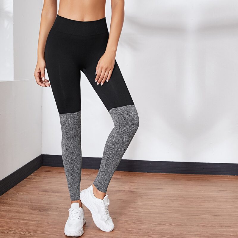

Two Tone Sports Leggings, Multicolor