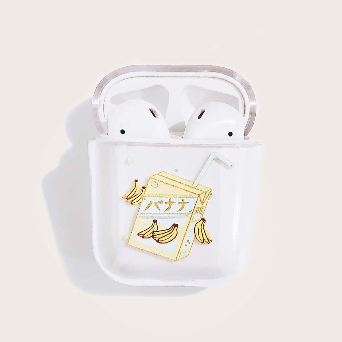 

Banana Milk Clear Airpods Case