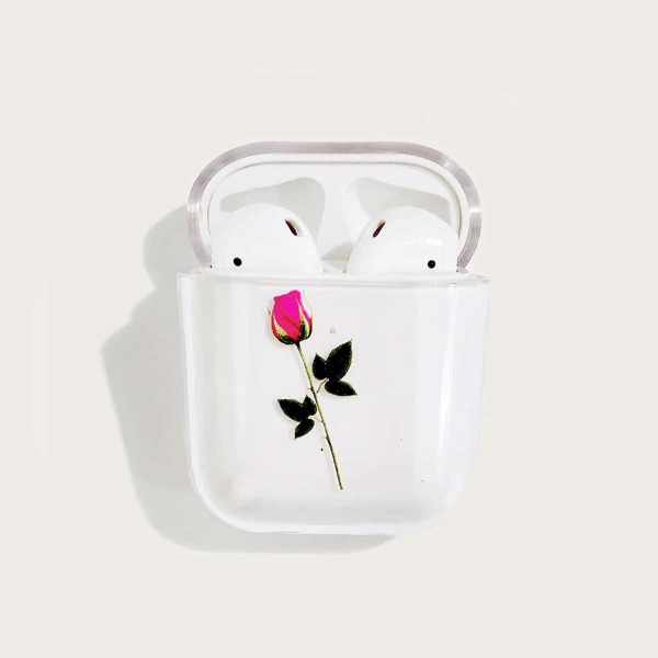 

Flower Clear Airpods Case