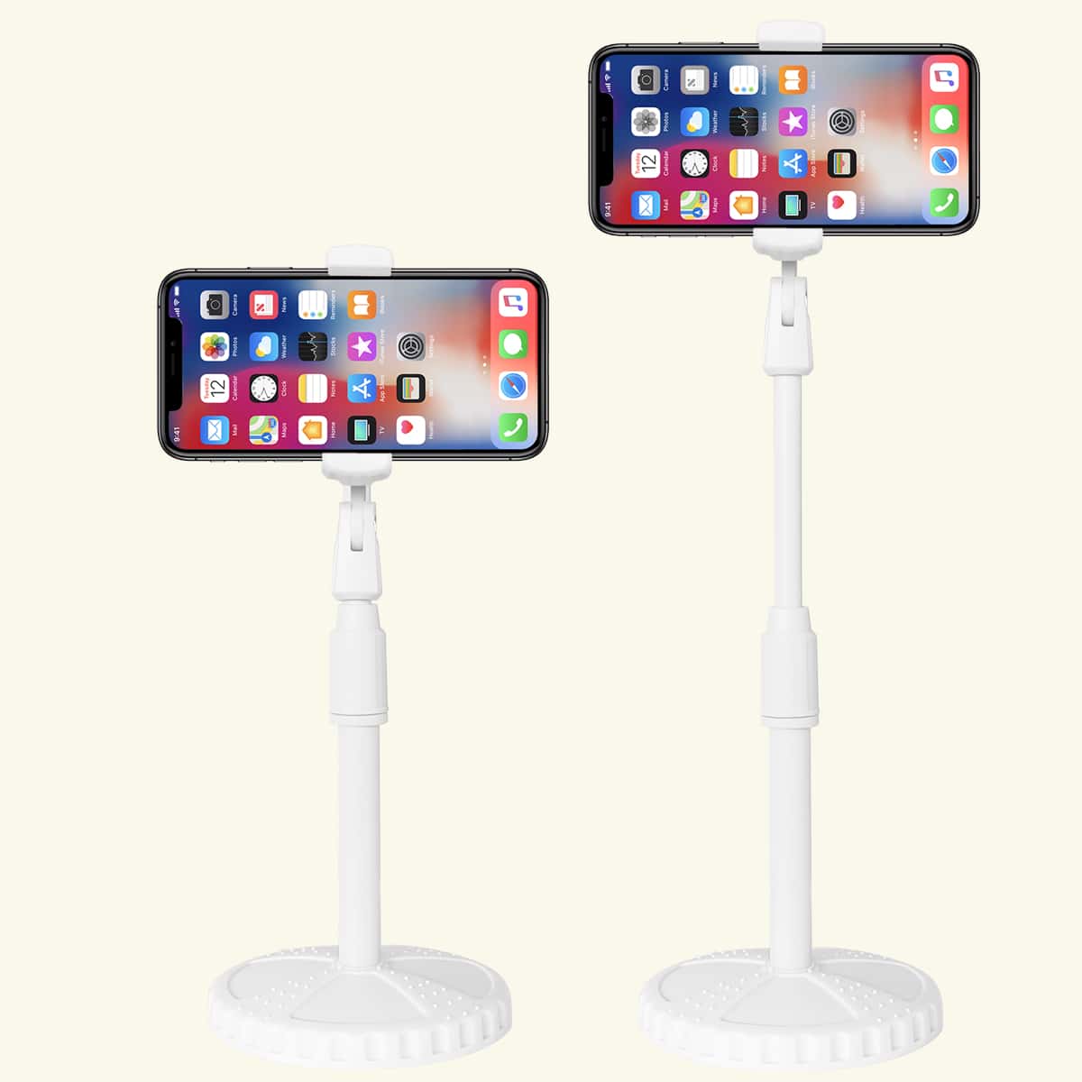 

Desktop Collapsible Phone Holder, White