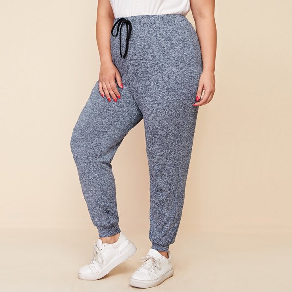 

Plus Knot Waist Sweatpants, Blue