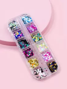 1盒亮片美甲裝飾 - 彩色 - 查看 1