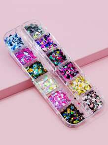 1盒亮片美甲裝飾 - 彩色 - 查看 3