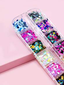 1盒亮片美甲裝飾 - 彩色 - 查看 5