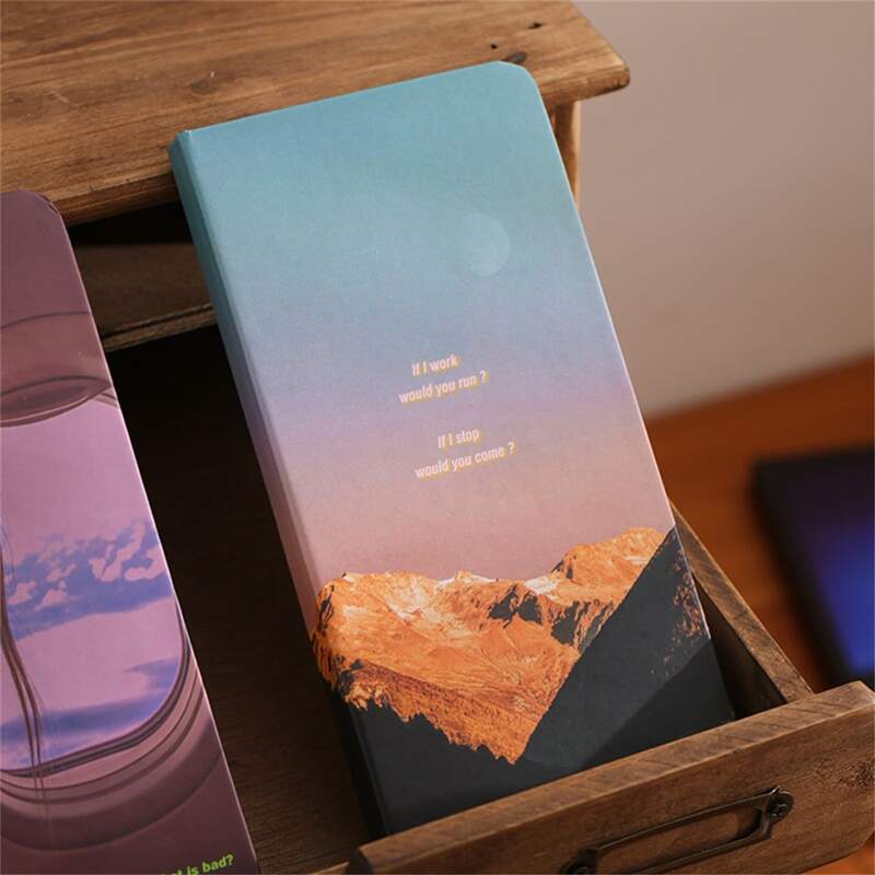 

1pc Random Pattern Notebook, Multicolor