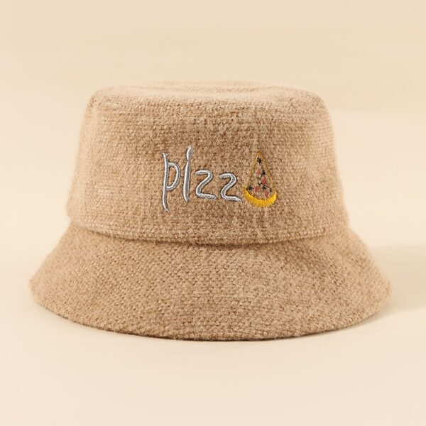 

Embroidery Detail Bucket Hat, Khaki