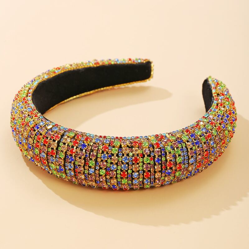 

Rhinestone Hair Hoop, Multicolor