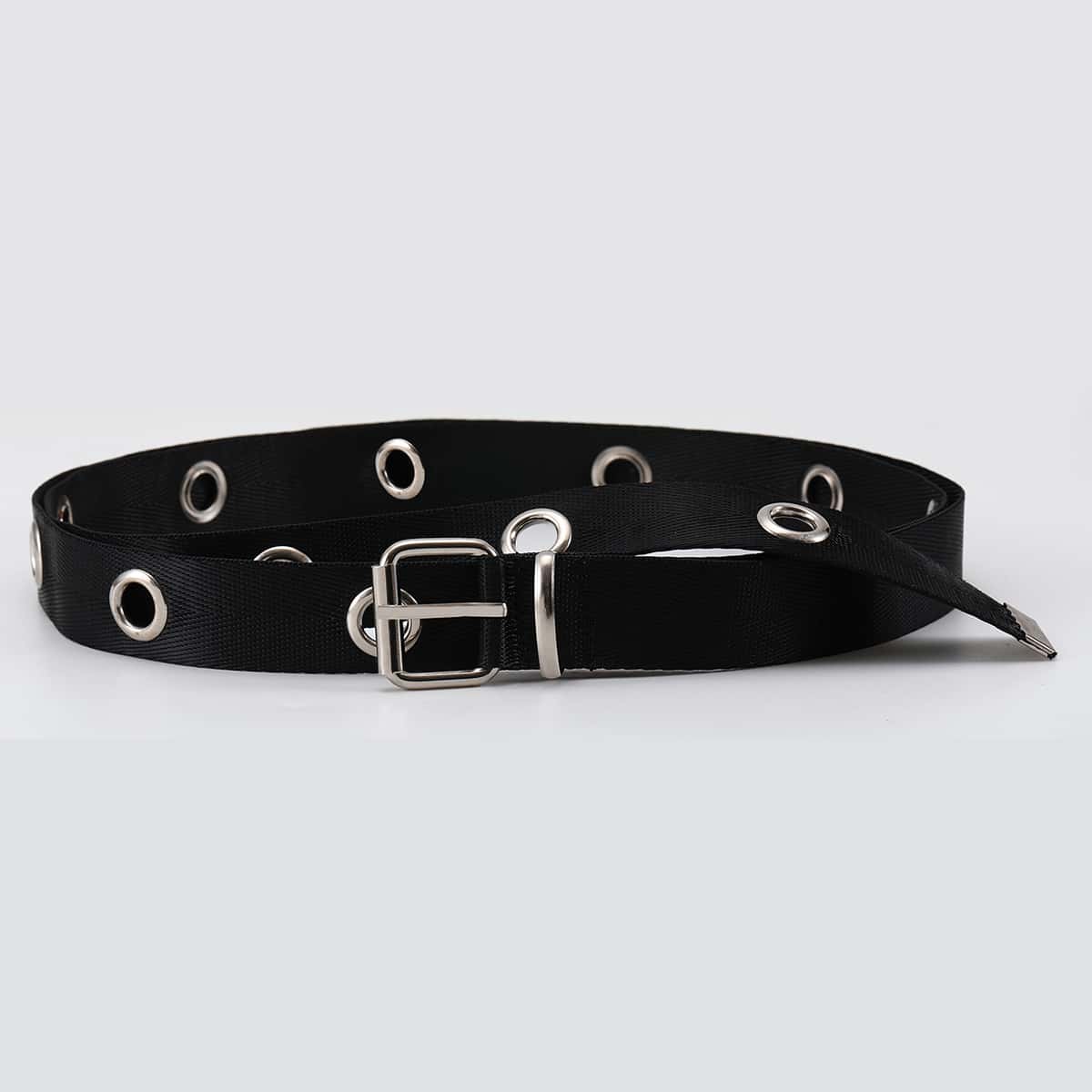 

Grommet Tape Belt, Black